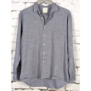 BILLY REID Standard Cut Button-Front Shirt Classic Cotton Essential Casual XL